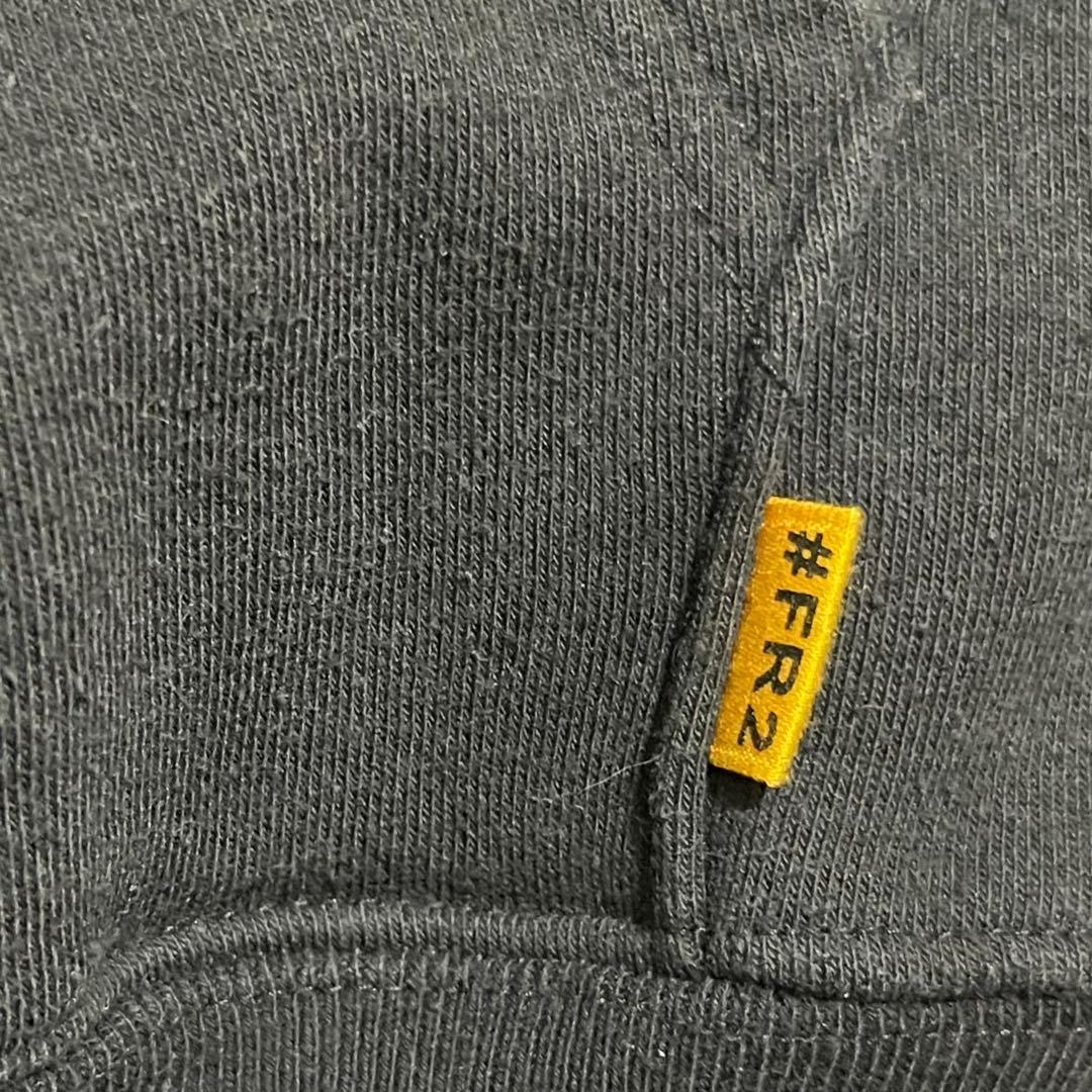 【FR2店舗限定】QRコード パーカー ブラック サイズL