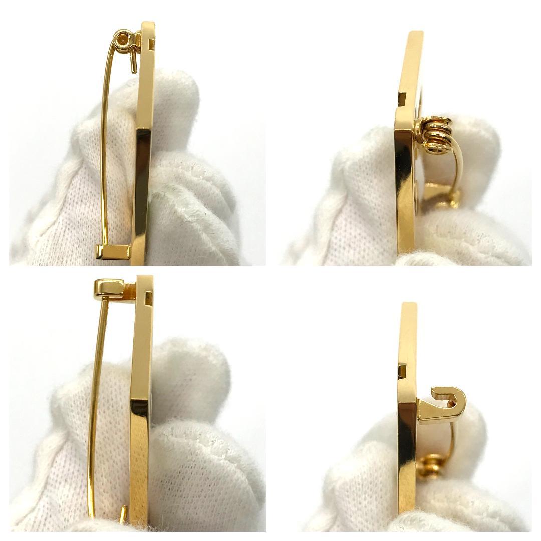 【未使用級】FENDI フェンディ ブローチ フォーエバー FFロゴ