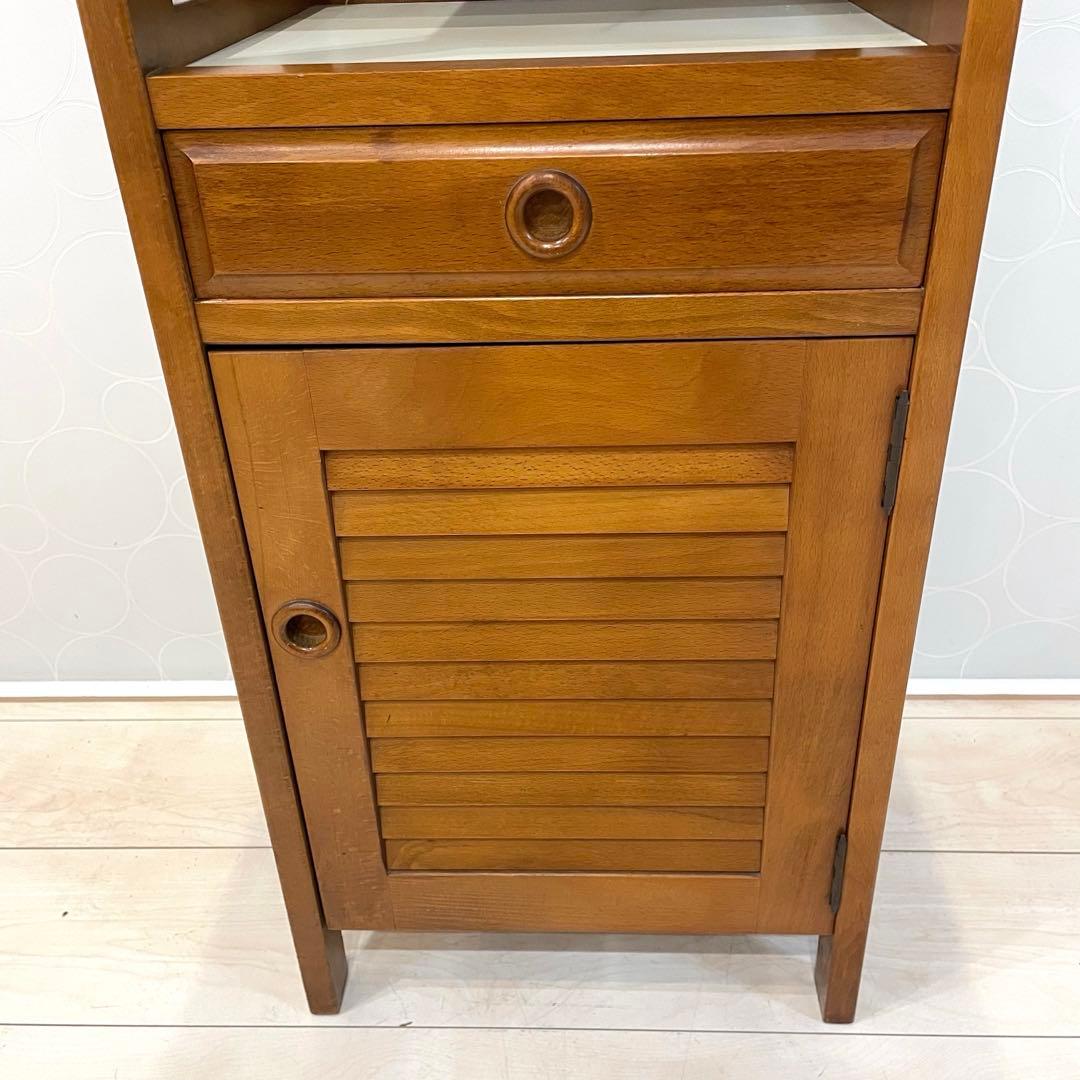 【Karimoku】カリモク サイドキャビネット 電話台 花台 飾り台 収納家具