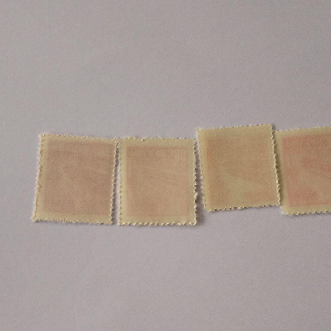 中国人民郵政期1950年天安門4種セット未使用品