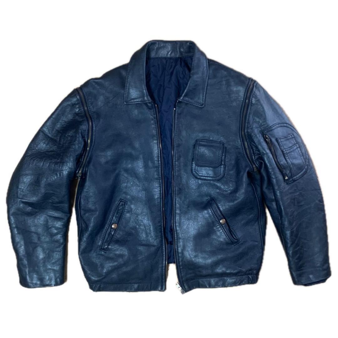 フランス空軍 K6 レザーフライトジャケット