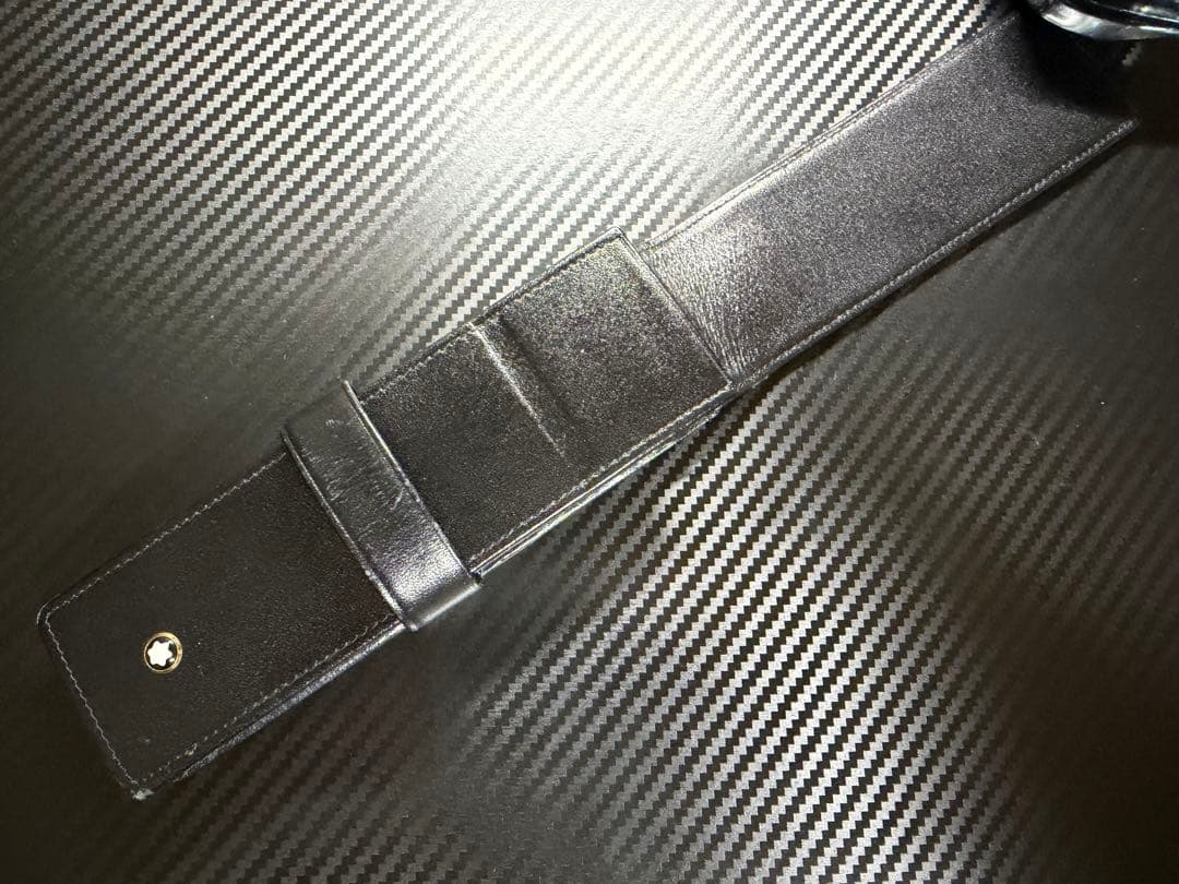 美品 モンブラン シエナ 2本差し ペンケース