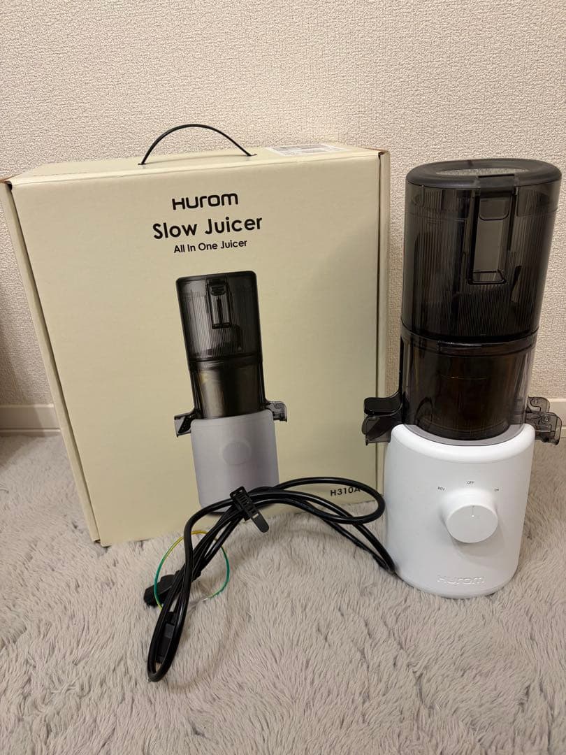 HUROM ヒューロム　スロージューサー　H310A ホワイト