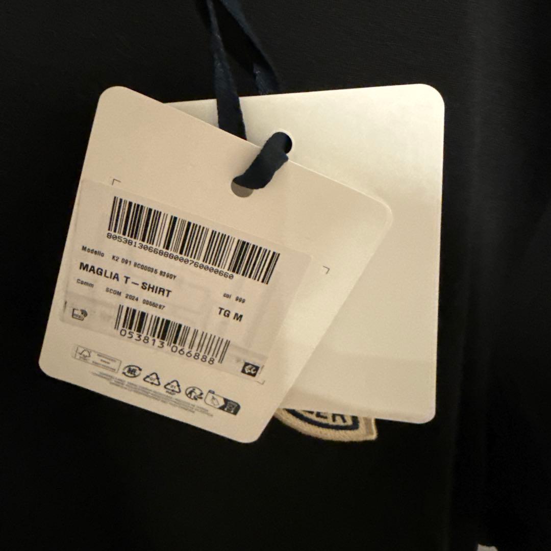 MONCLER ブラック Tシャツ Mサイズ