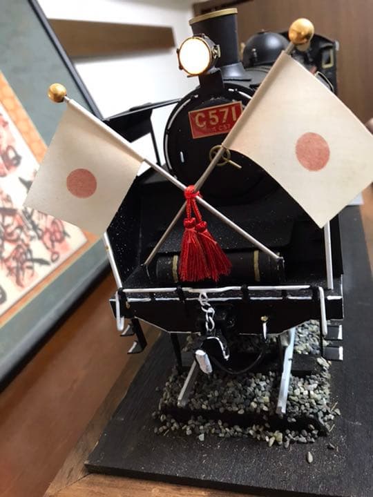 超レア　鉄道模型　C571✨光る✨汽笛鳴る　SL貴婦人　蒸気機関車　汽車　国鉄