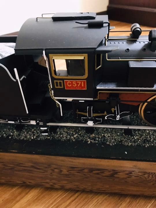 超レア　鉄道模型　C571✨光る✨汽笛鳴る　SL貴婦人　蒸気機関車　汽車　国鉄