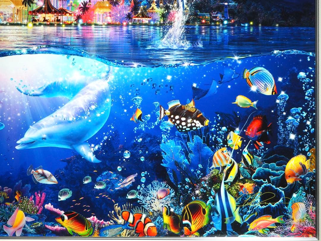 い*ん様 真作■クリスチャンラッセン 最高傑作 版画 ドリームタイム L■絵画