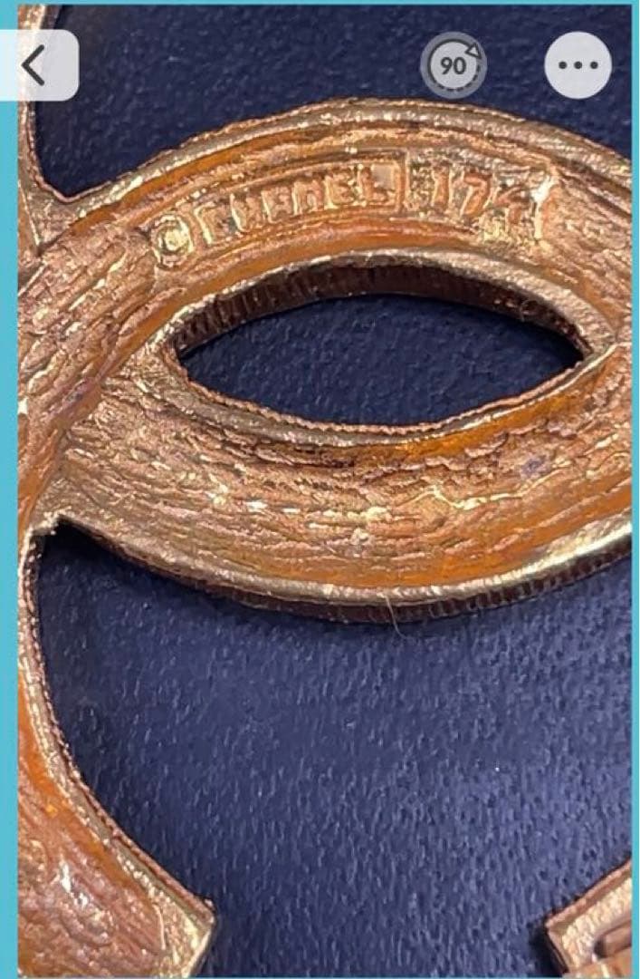 ヨ*◉様 CHANEL CCロゴ ブローチ ゴールドトーン