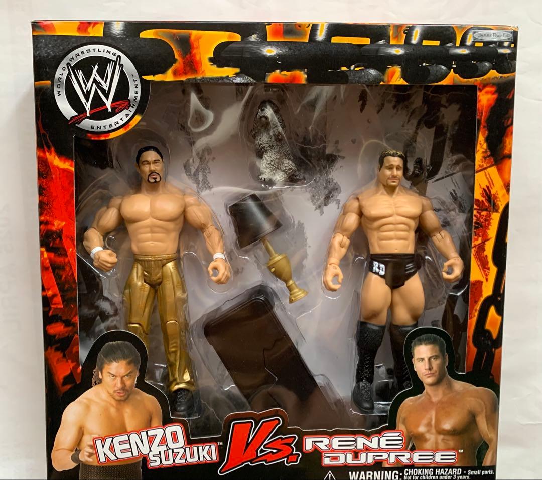 WWE ケンゾー・スズキ vs ルネ・デュプリー フィギュアセット