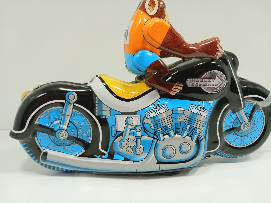 希少 ハーレーダビッドソン アクロバティックモンキー ブリキ
