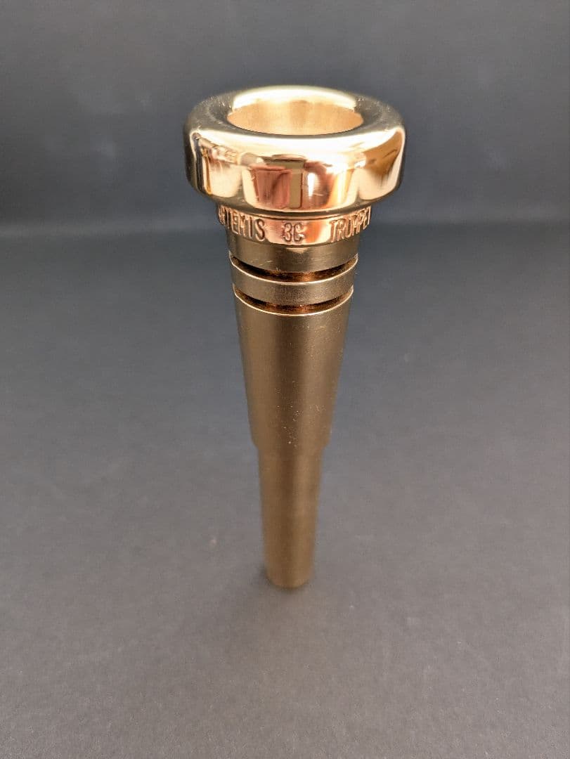 BEST BRASS　アルテミス3C 金メッキトランペットマウスピース