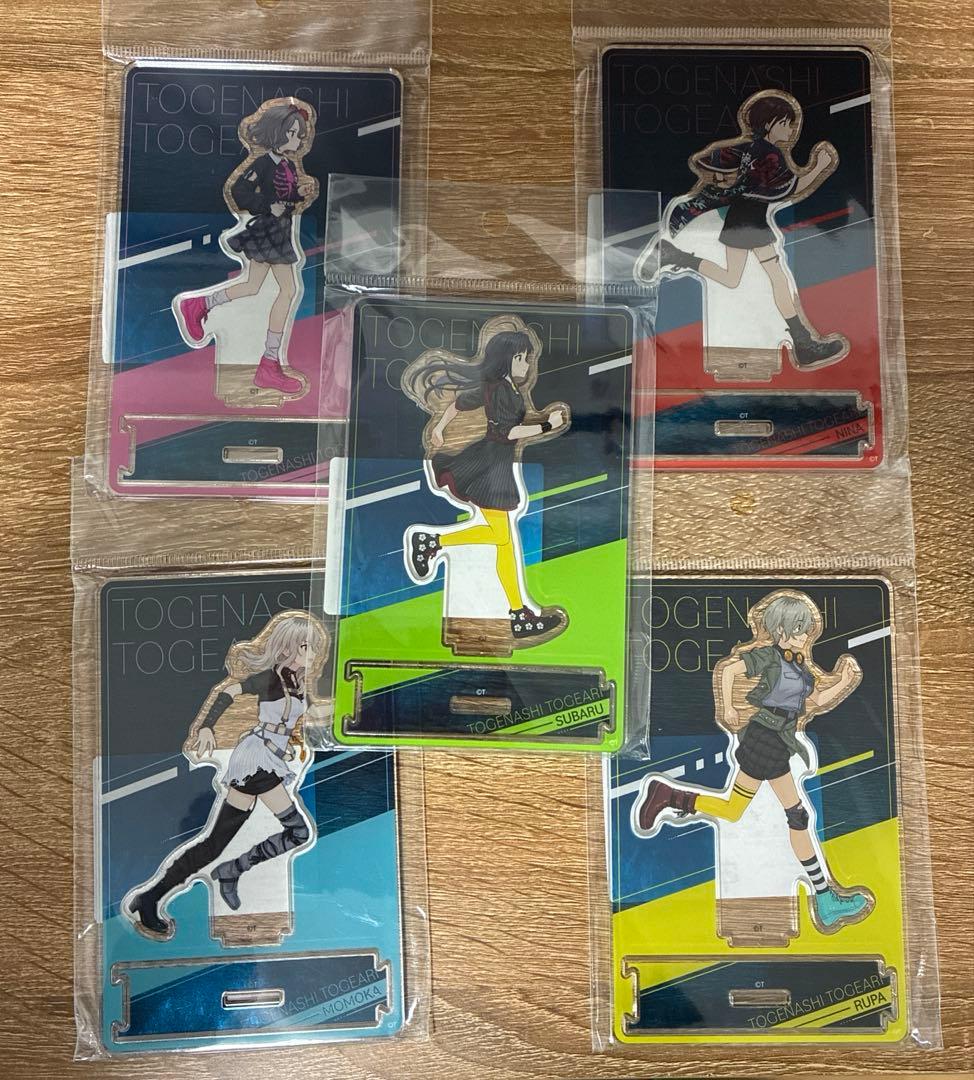 ガールズバンドクライ アクリルスタンド つながるアクスタ世界のまん中 5種セット