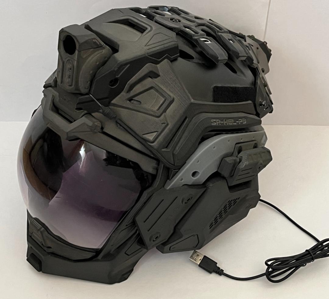 SRU SRU-HEL-P3 タクティカルヘルメット 装飾パーツ付 FAN付