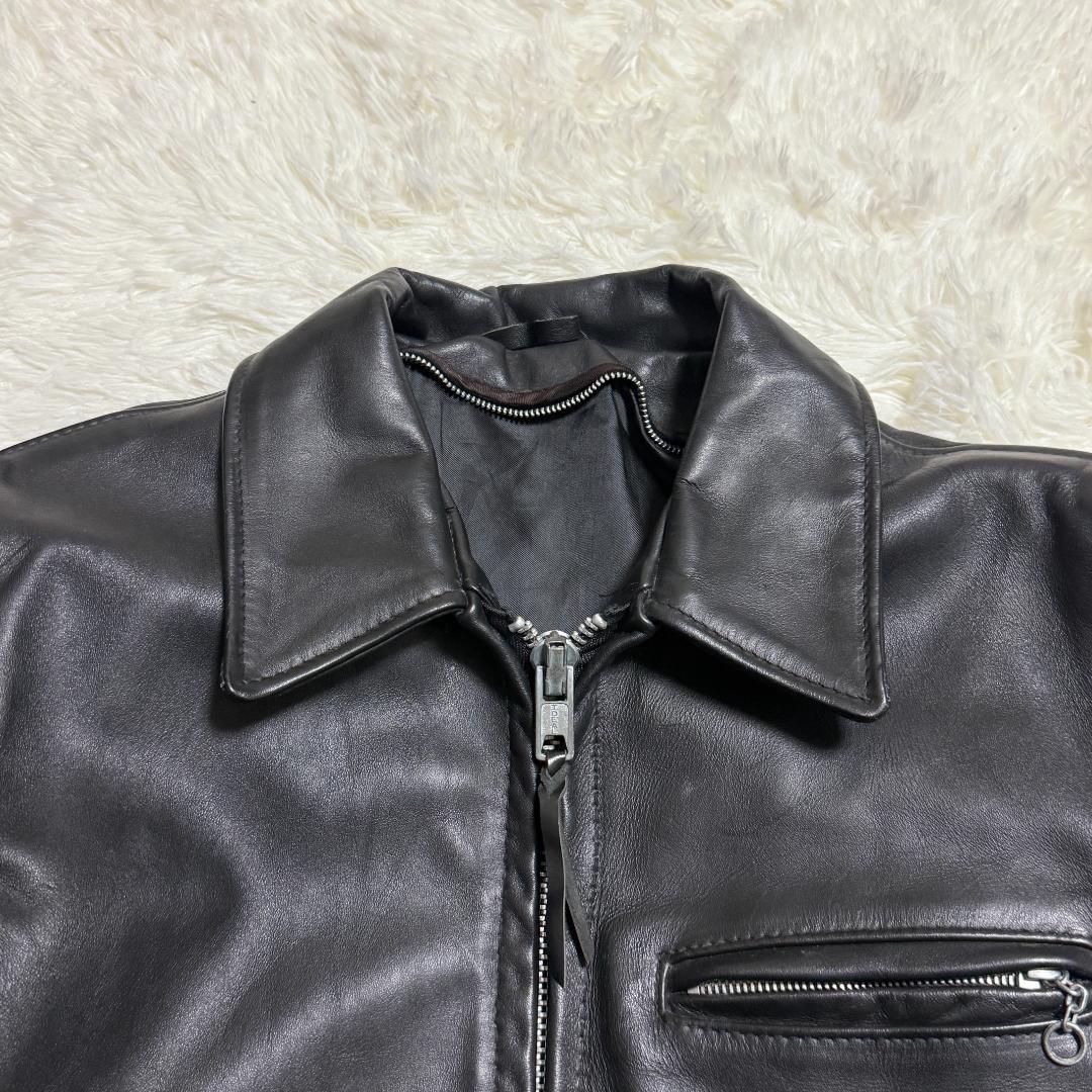 希少⭐️Schott ショット 642 シングルライダース レザー 米国製 黒✨