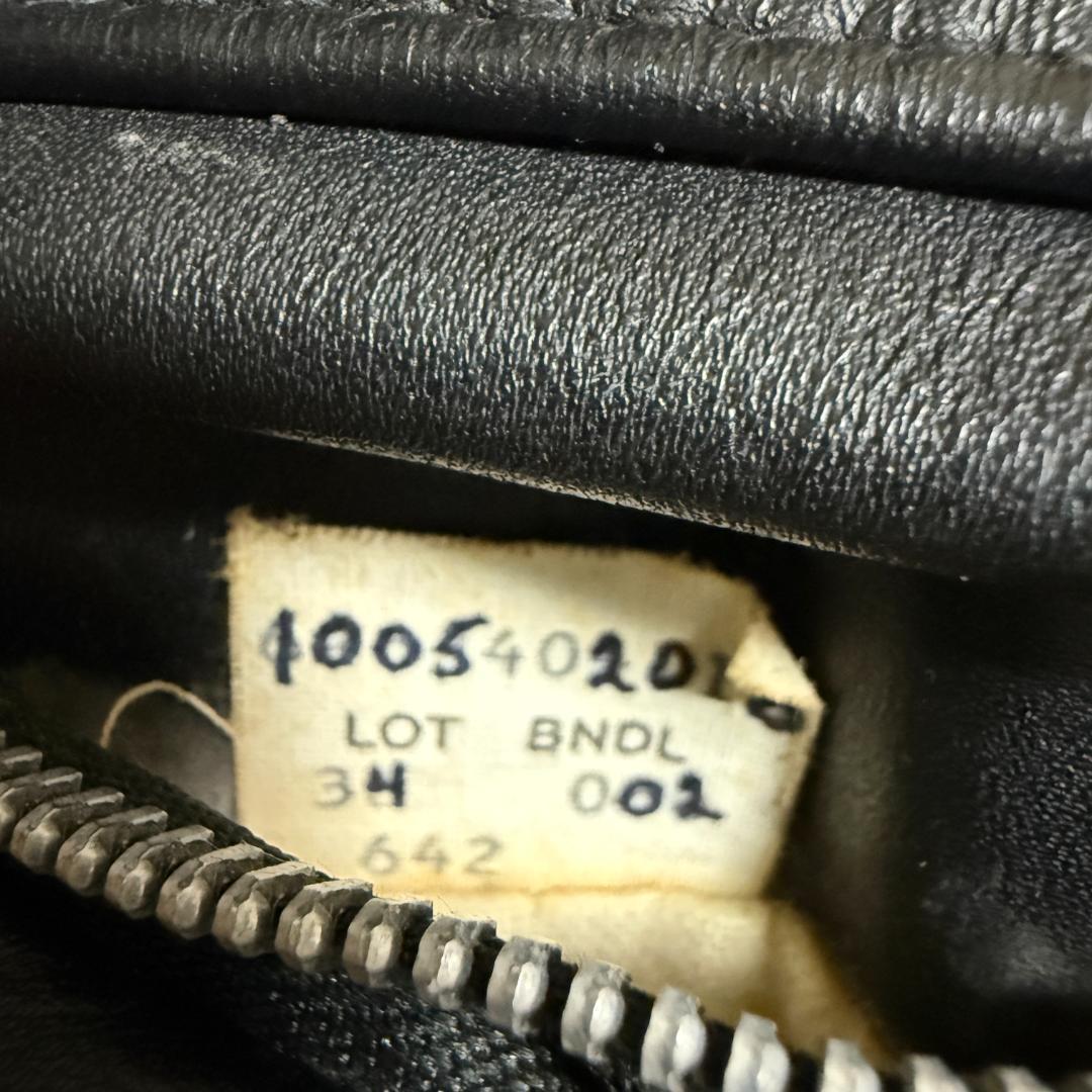 希少⭐️Schott ショット 642 シングルライダース レザー 米国製 黒✨