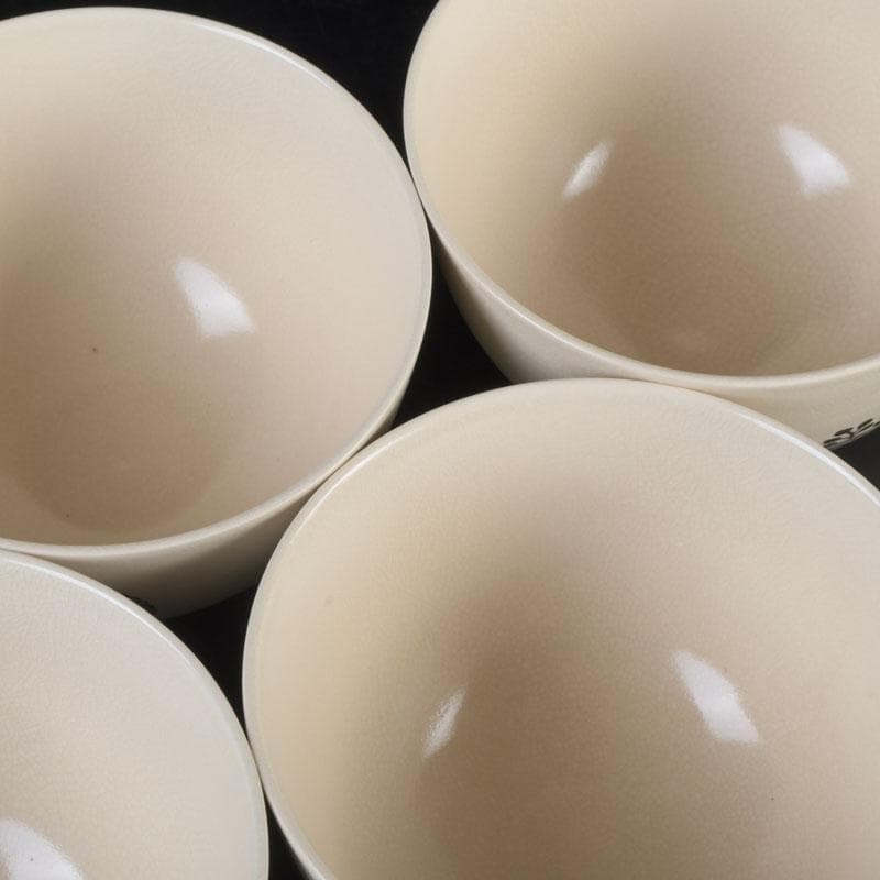 茶道具　京焼　加賀瑞山造　色絵金彩　菊桐文　数茶碗　五客　N　9809