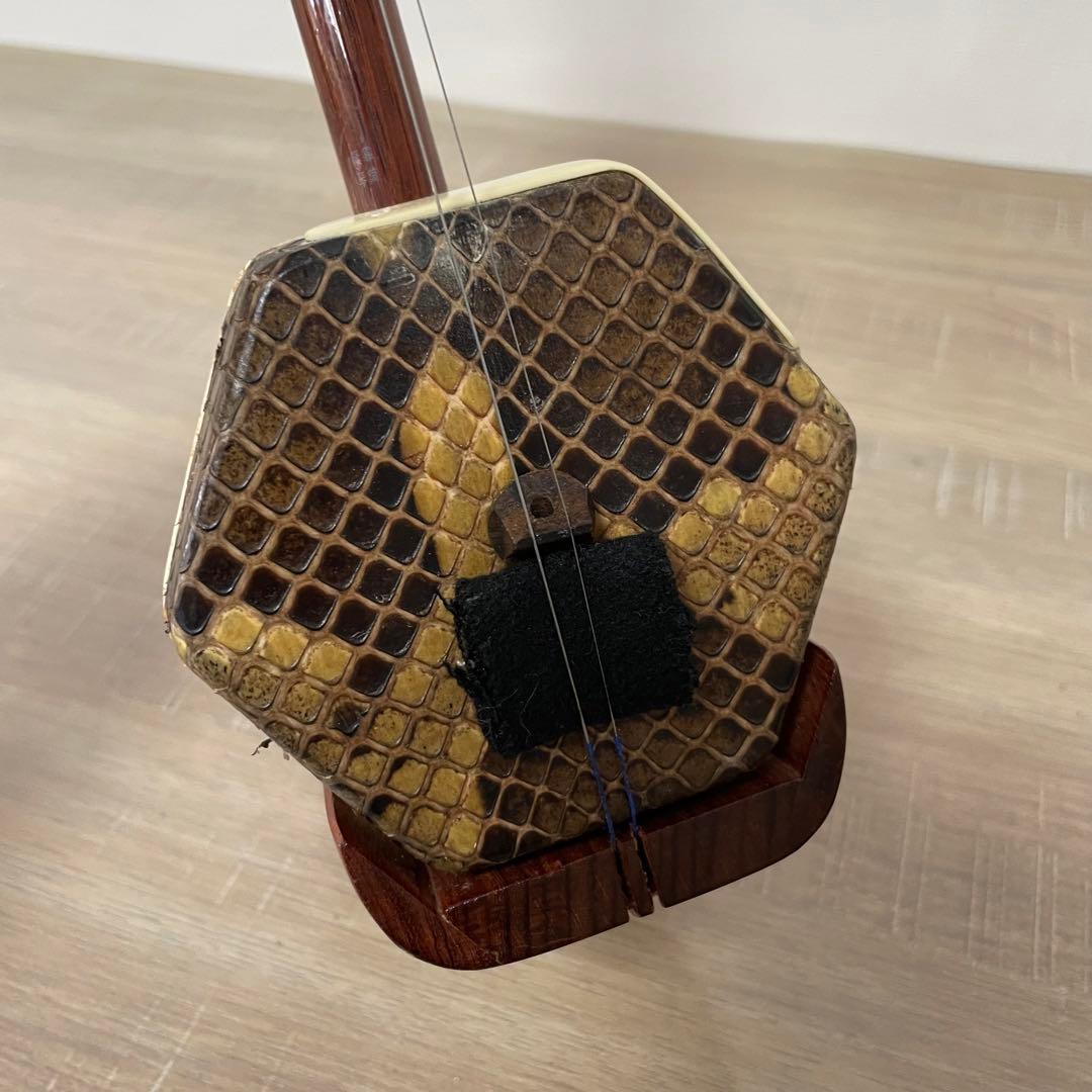 敦煌牌 二胡 上海民族楽器 弓付き 中国