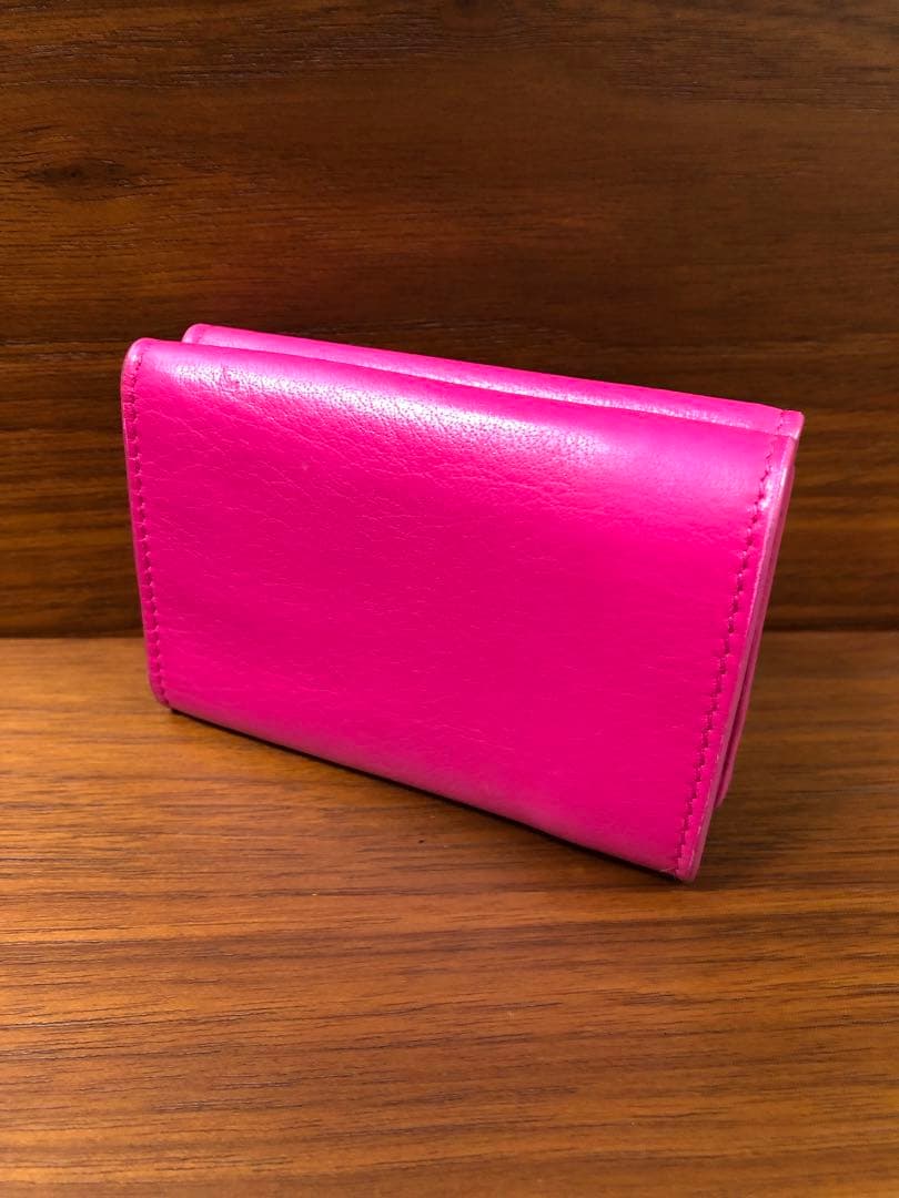 BALENCIAGA バレンシアガ 三つ折り財布 ピンク