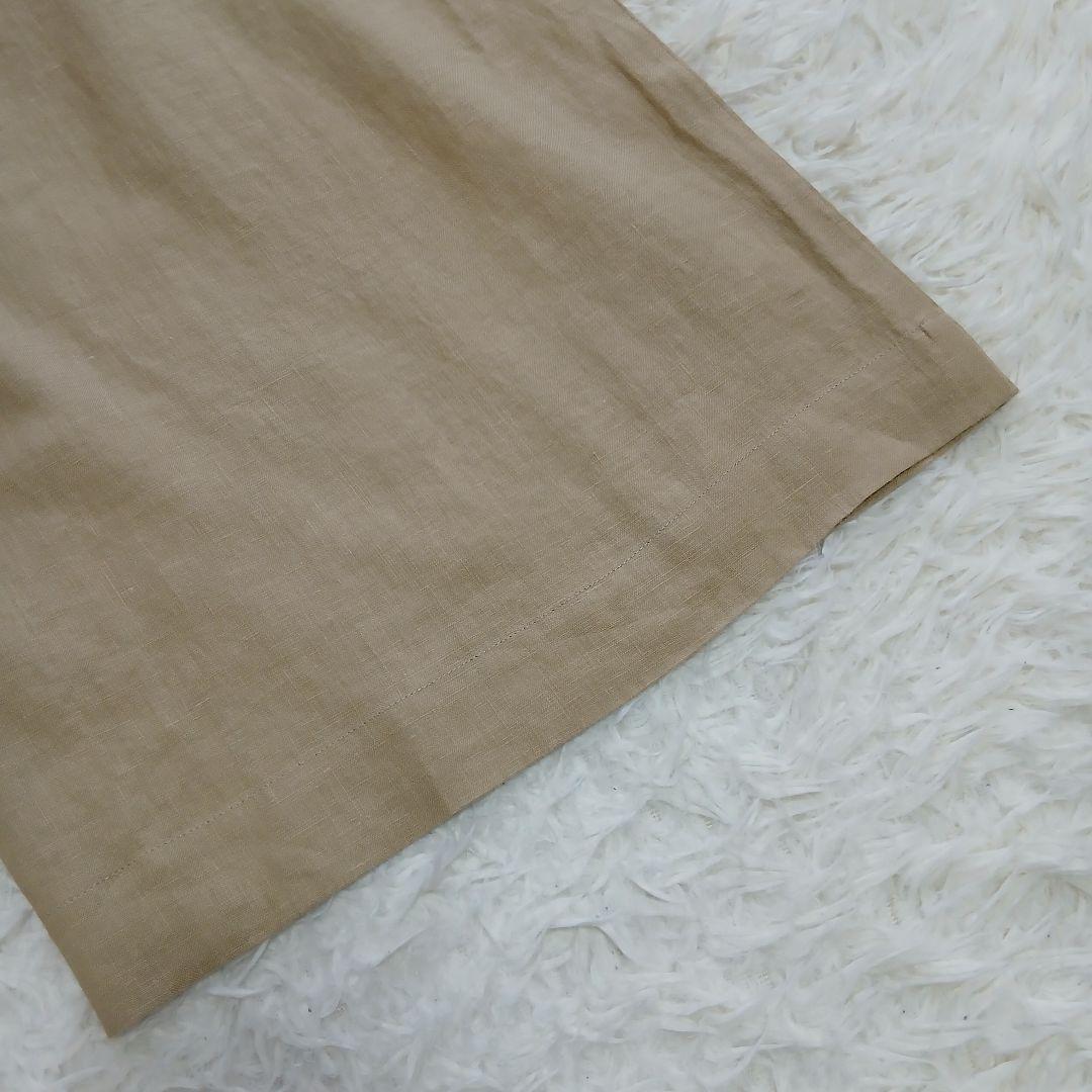 【nume】パラスパレス　ヌメ　リネン100％　ガウチョ　ワイドパンツ