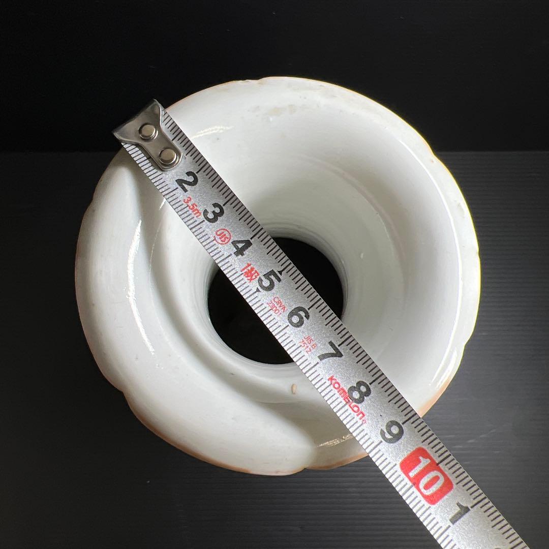 中国清時代　粉彩花瓶　高さ約25㎝　東Y7-1208☆2Fトヒチル