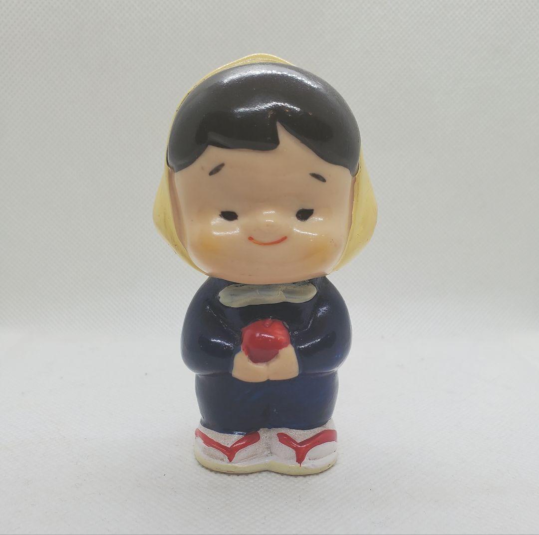 信用組合　くみちゃん　ソフビ　貯金箱　レトロ