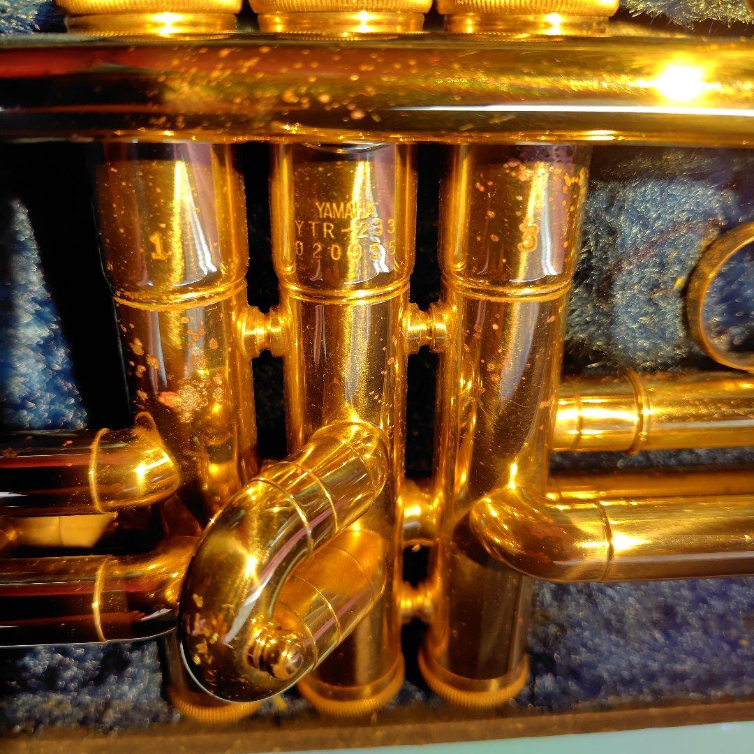 ヤマハゴールドトランペット 3バルブ ケース付き