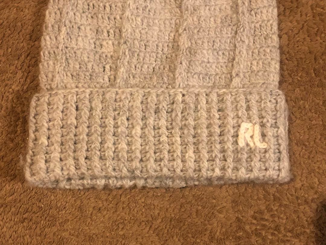 ポロラルフローレン　レディースニット帽　フリーワンサイズ　新品