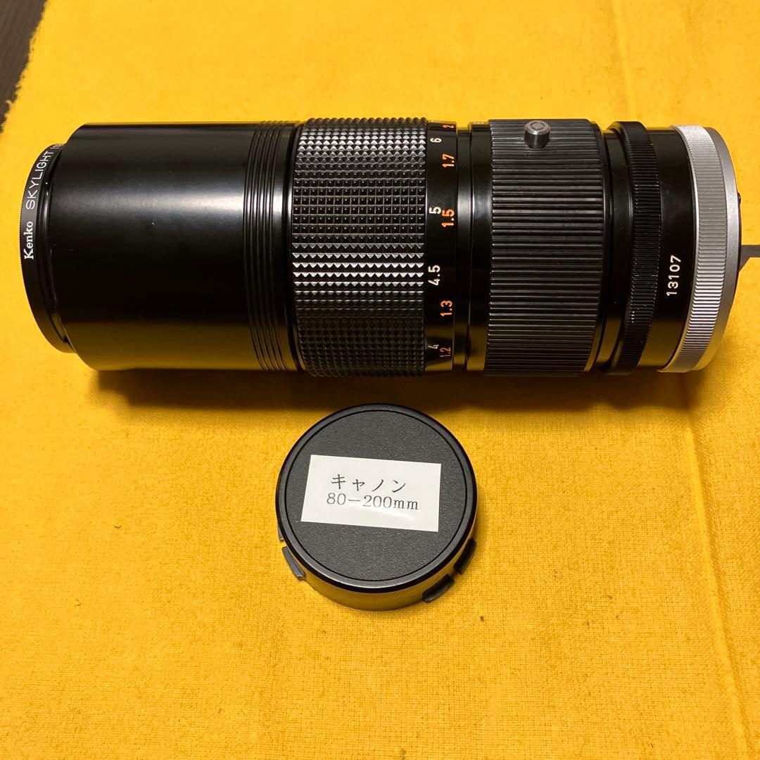 キャノンズームレンズ 80-200mm f/4