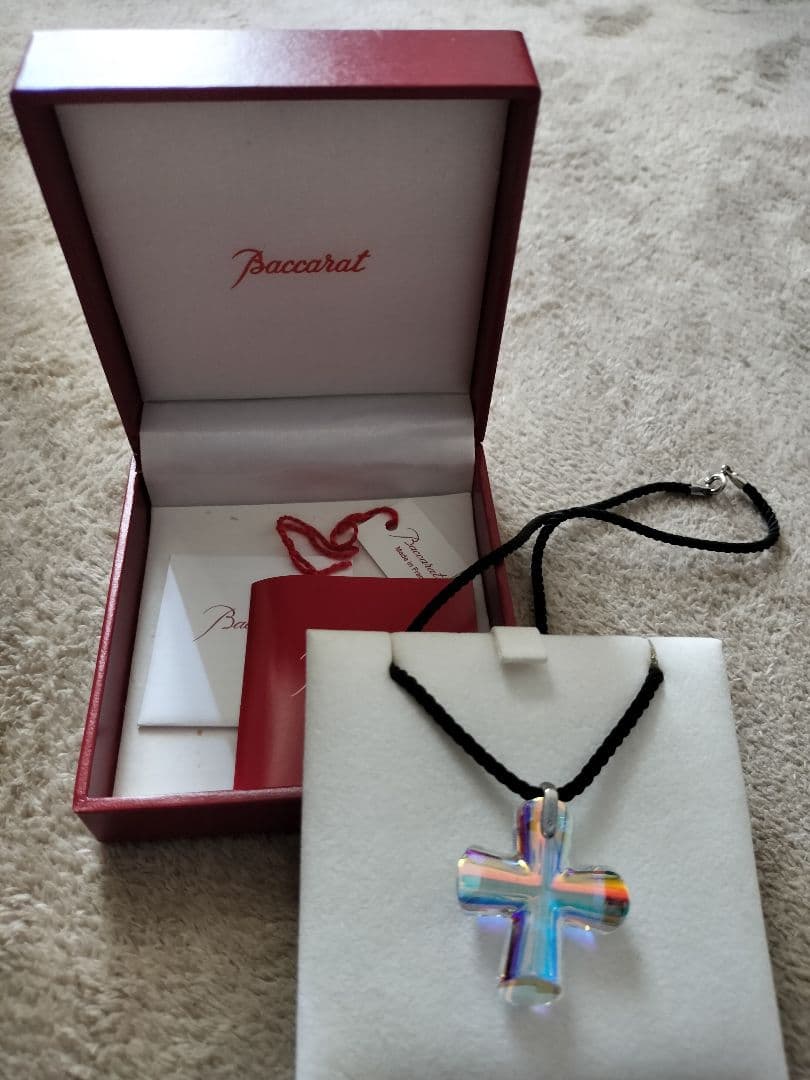 [美品]バカラ　 イリゼ　クロスチョーカー　ネックレス