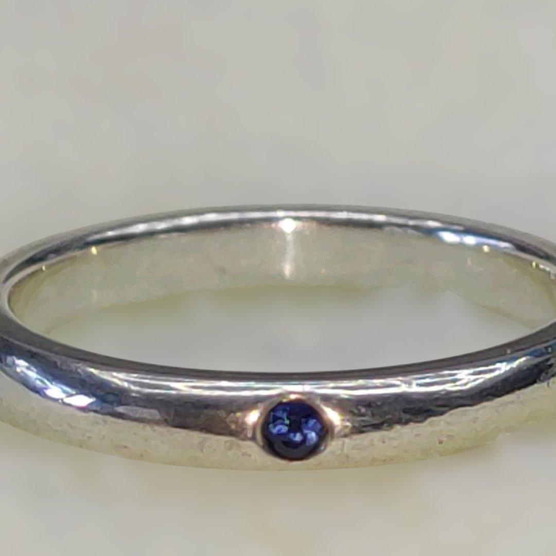 grandmamanティファニー TIFF スタッキングバンド サファイア