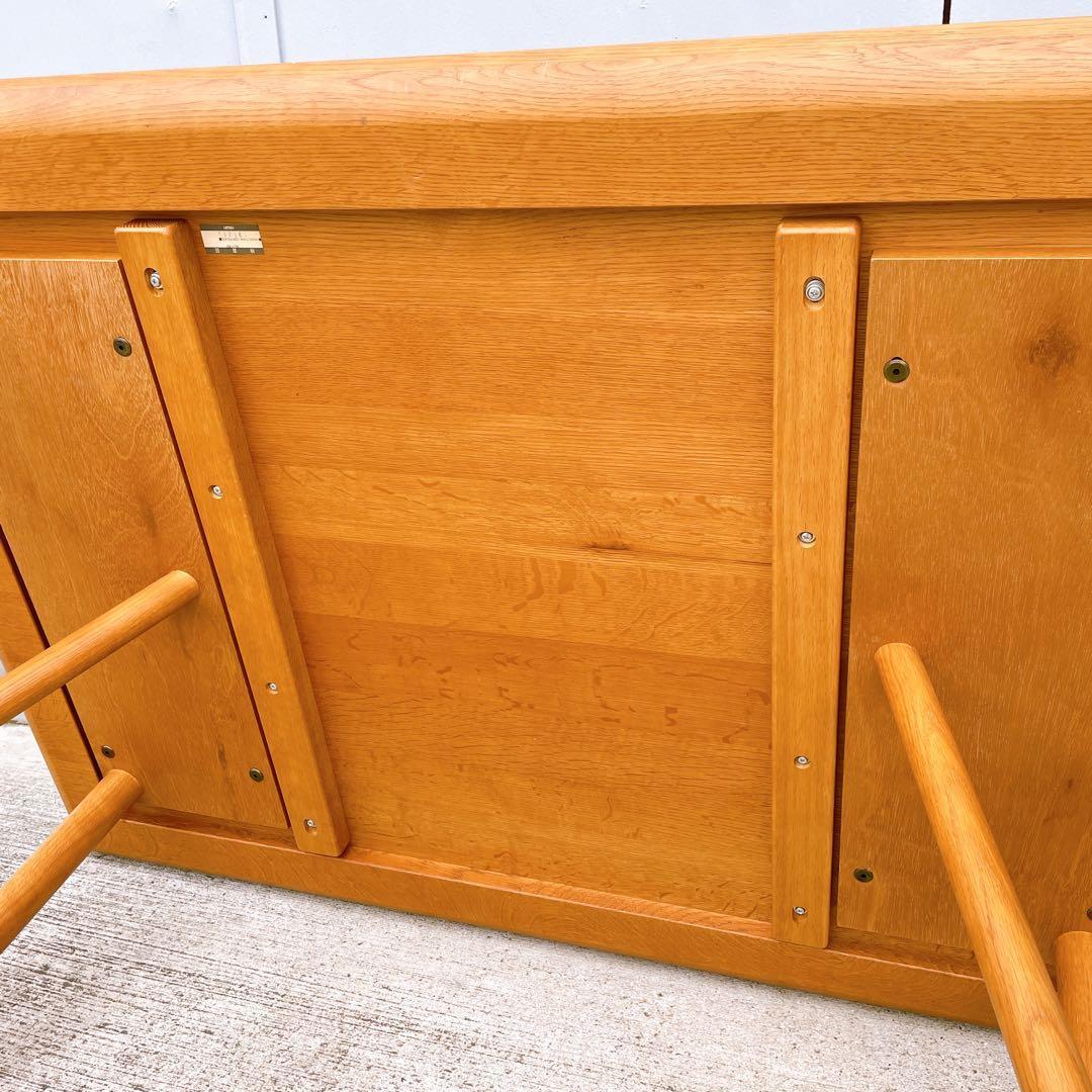 【送料込】日進木工 ACTUS フォルムス Forms ダイニング 机 無垢材