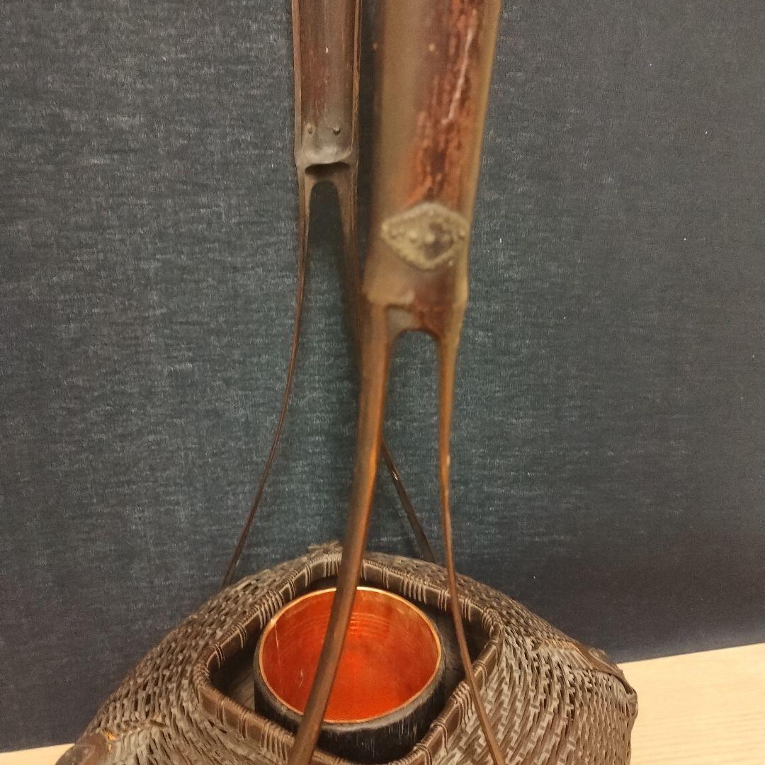 唐物 竹製 花入れ