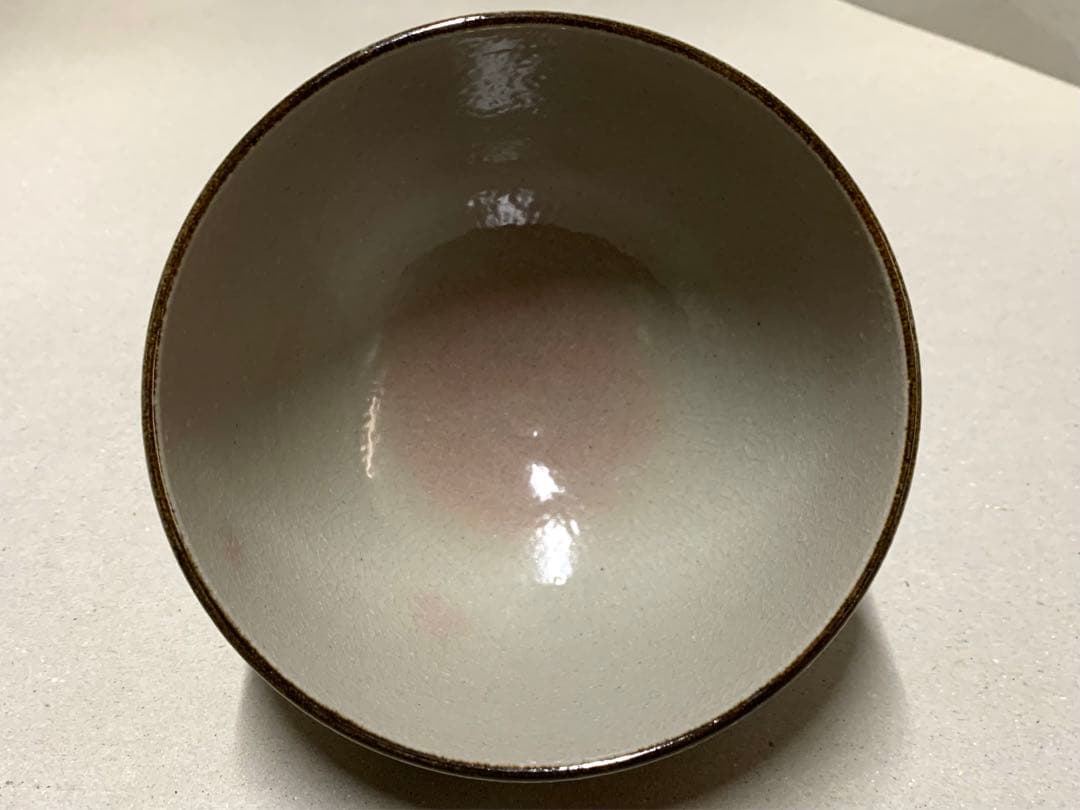 岡田佳山 乾山うつし 桜花茶碗 京焼 粟田焼 乾山写 茶道具 抹茶碗
