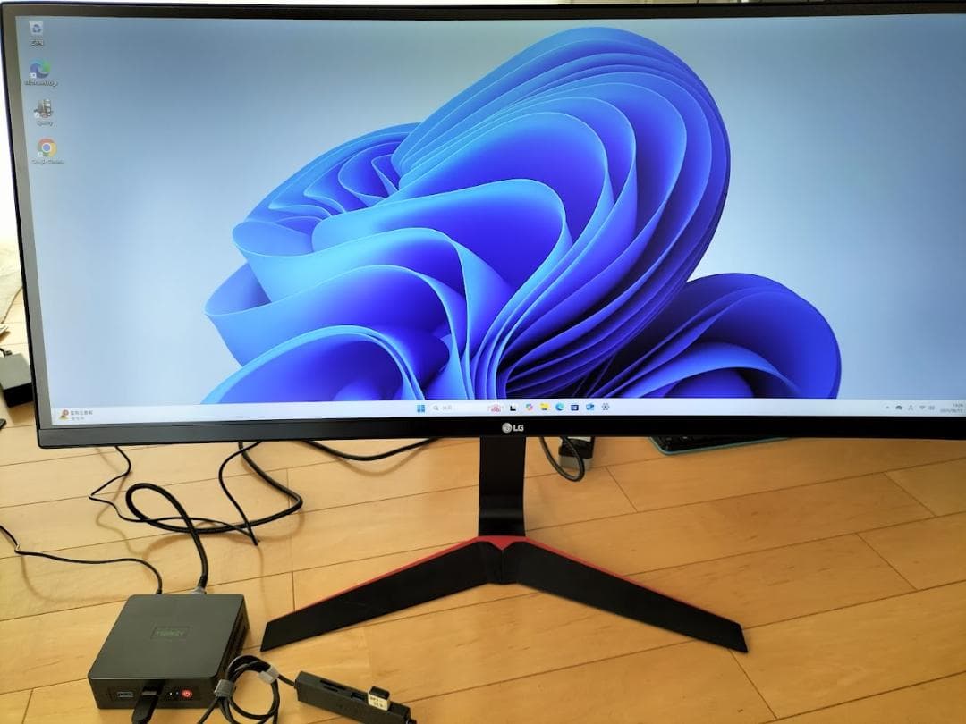 34インチLGゲーミング曲面モニター