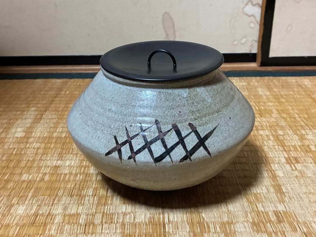 茶道具 絵唐津 唐津 水指 木箱入 時代物