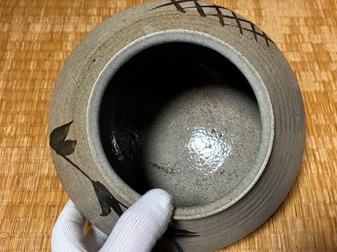 茶道具 絵唐津 唐津 水指 木箱入 時代物