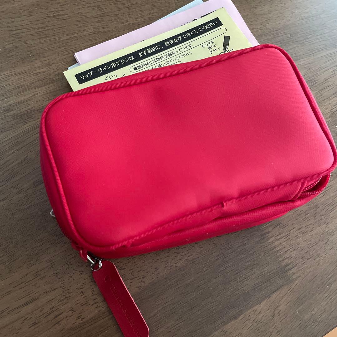 【新品】竹田ブラシ　赤ポーチ付き