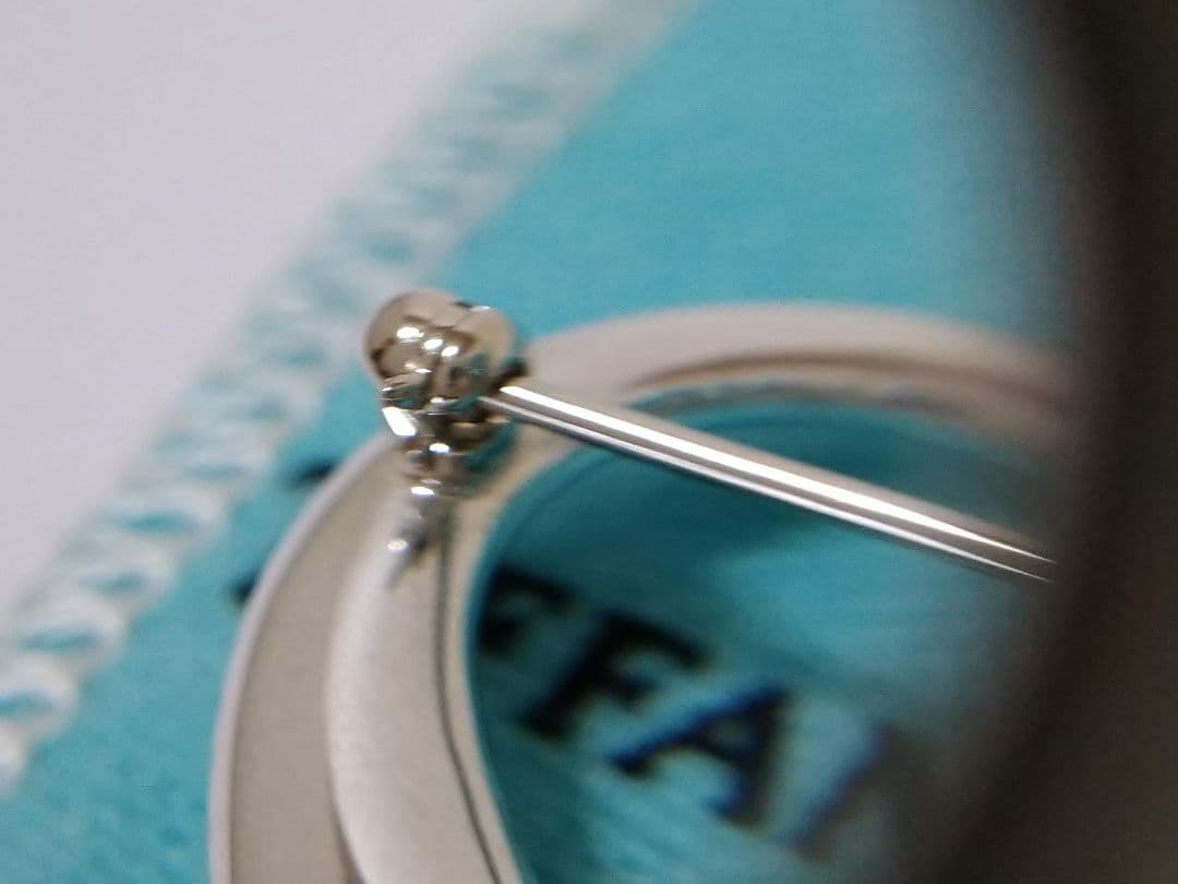 ティファニー　 TIFFANY　オープンハート　ブローチ　Ｌサイズ