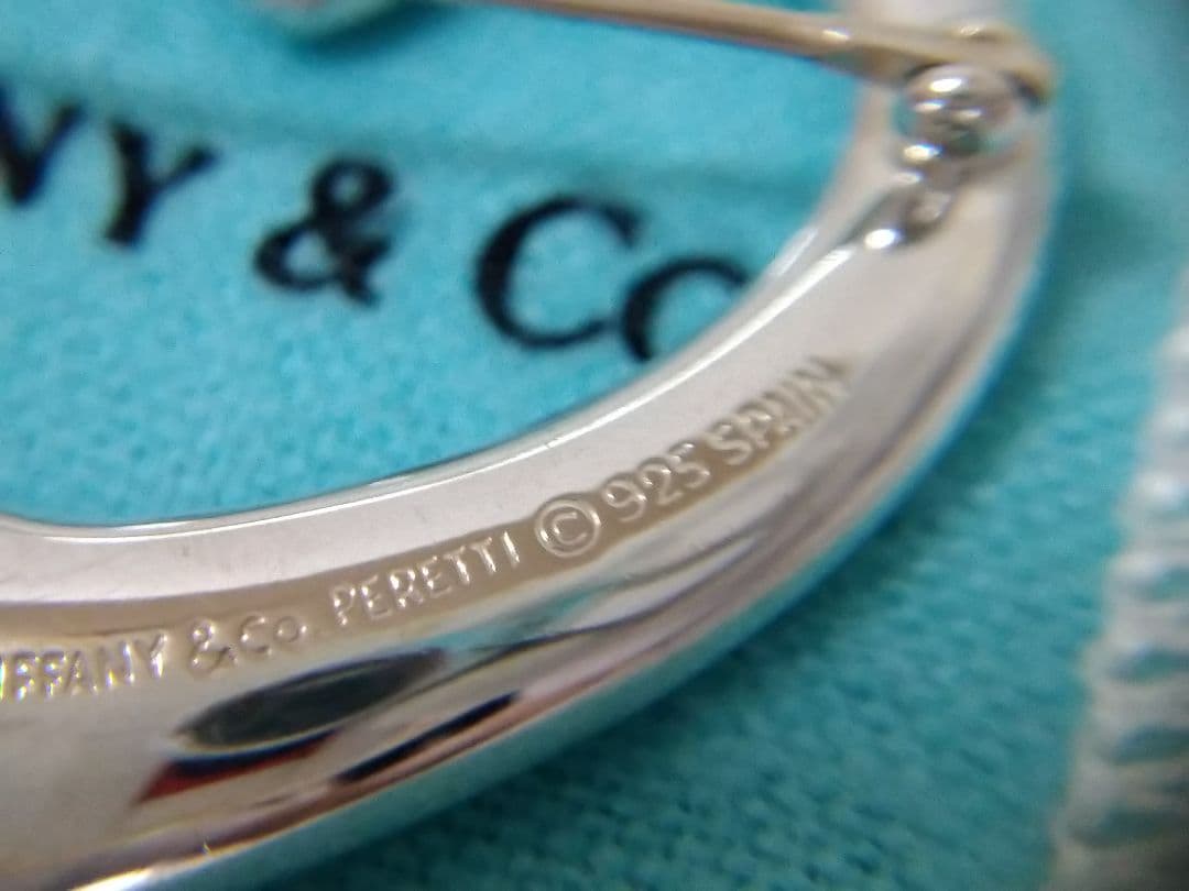 ティファニー　 TIFFANY　オープンハート　ブローチ　Ｌサイズ