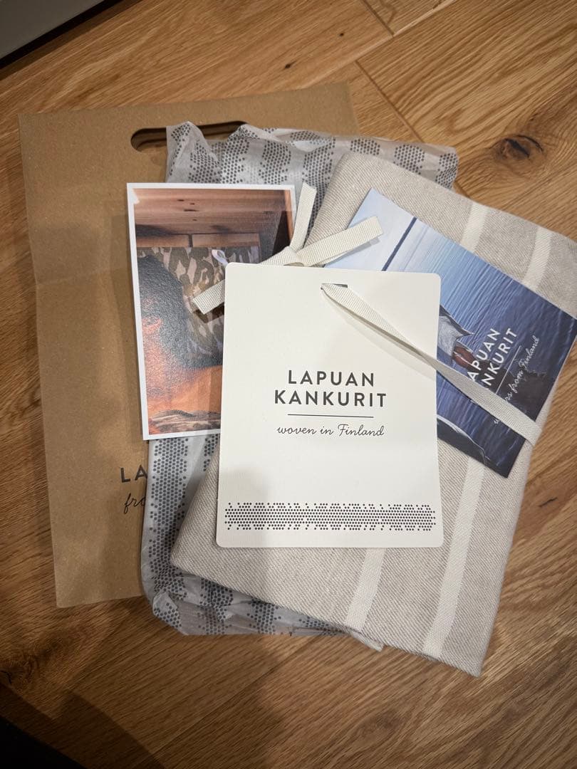 LAPUAN KANKURIT バスタオル 100%ウォッシュドリネン