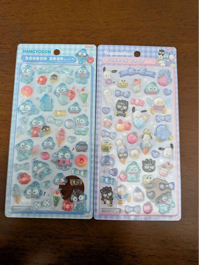 【国内正規品】ボンボンドロップシール サンリオ 第2弾 全8種コンプリートset