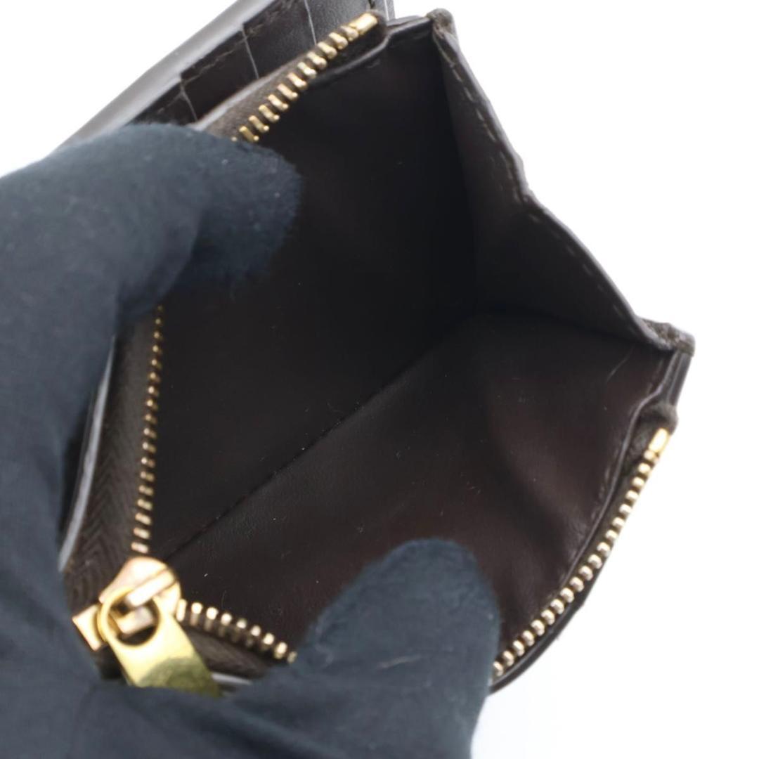 【極美品】BOTTEGAVENETA カセット 二つ折り財布　ブラウン