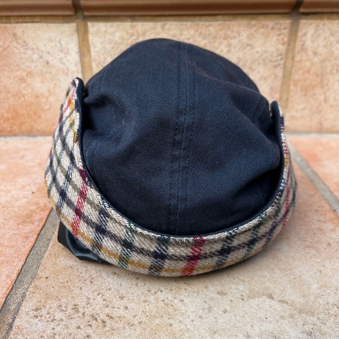 着画あり‼️90s STUSSY OLD STUSSY フライトキャップ ネイビー