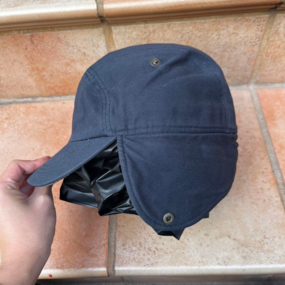 着画あり‼️90s STUSSY OLD STUSSY フライトキャップ ネイビー