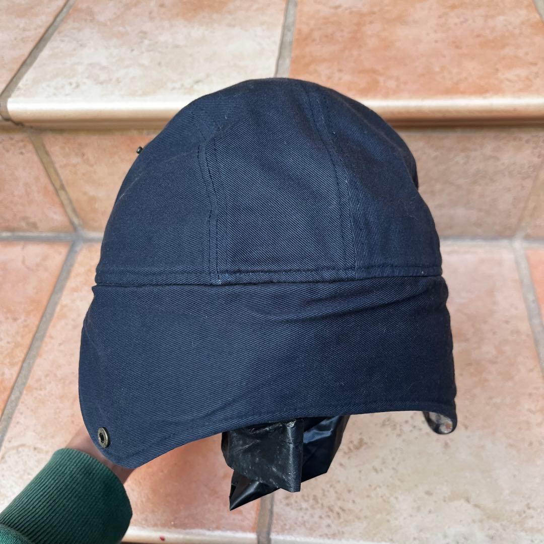 着画あり‼️90s STUSSY OLD STUSSY フライトキャップ ネイビー