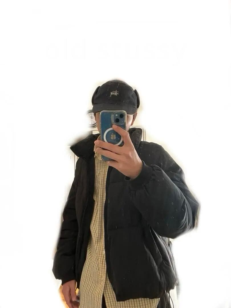 着画あり‼️90s STUSSY OLD STUSSY フライトキャップ ネイビー