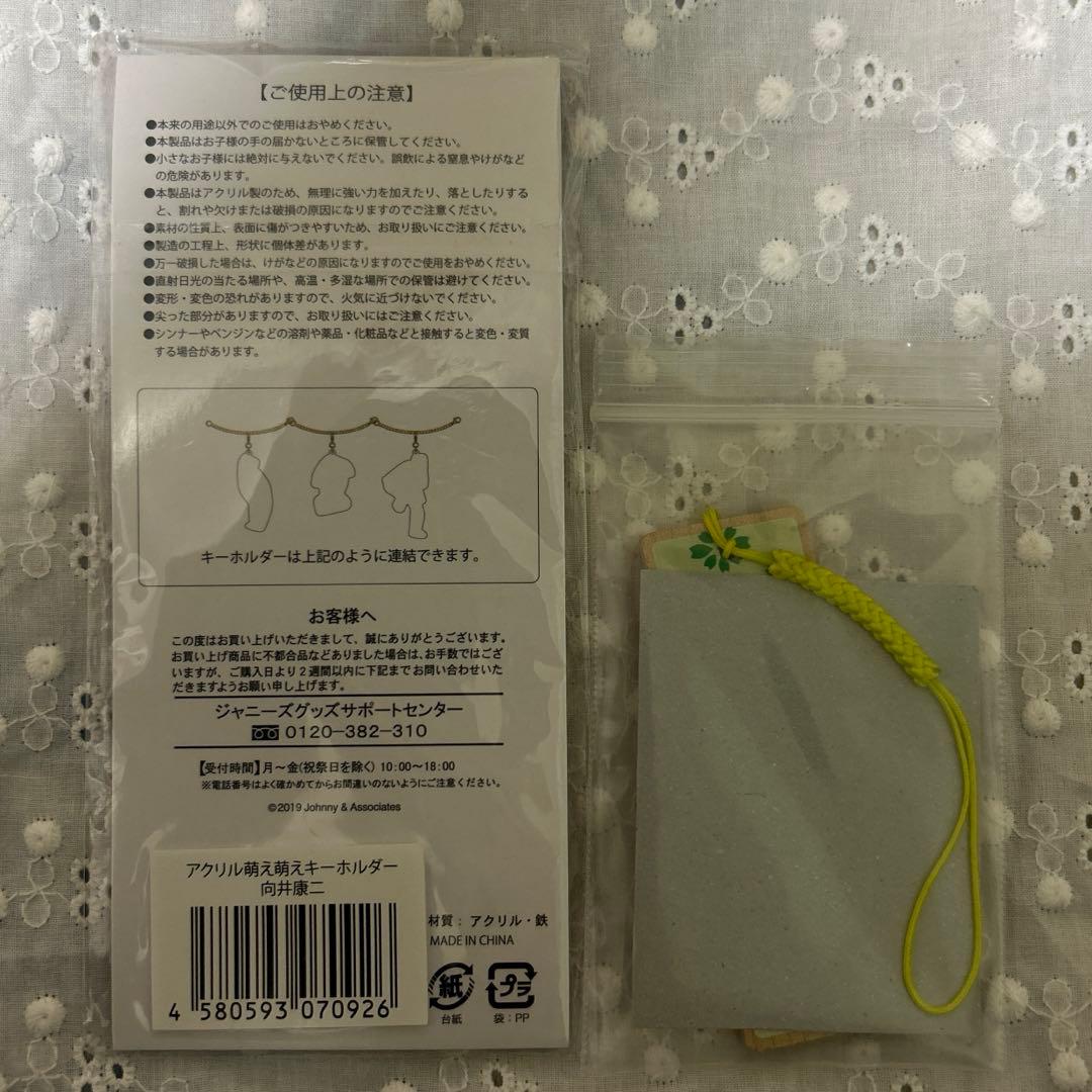 関西ジャニーズJr. LIVE 2019 向井康二 アクリルキーホルダー 根付け