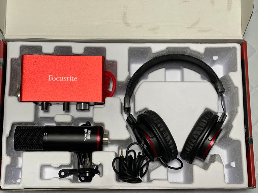 Focusrite ScarlettStudioオーディオインターフェースセット