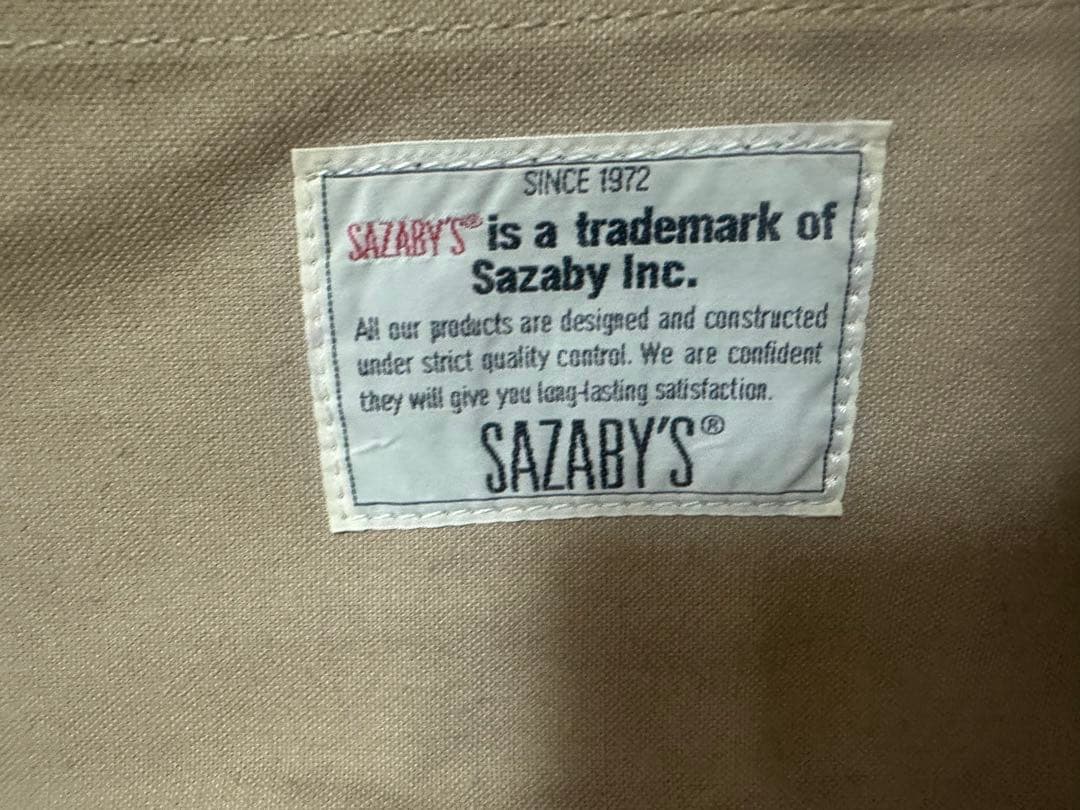 SAZABY‘S ベージュ ボストンバッグ