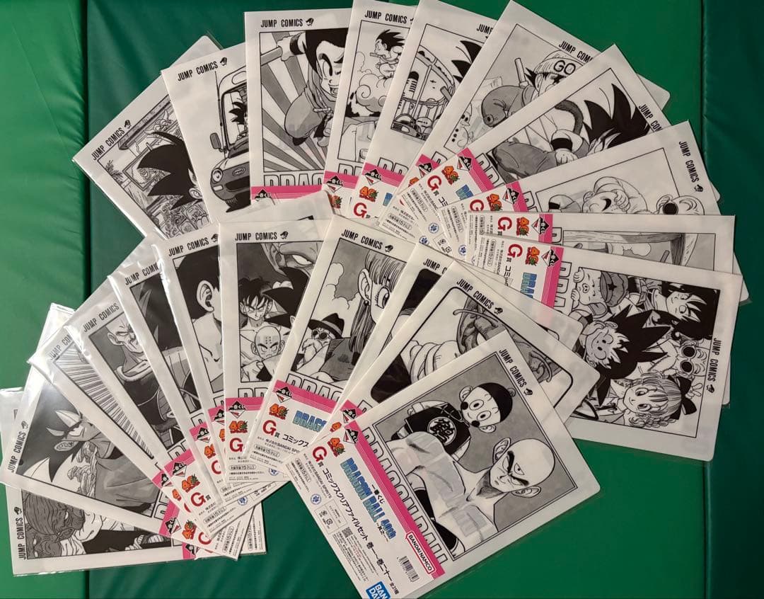 一番くじ ドラゴンボール40th 其ノ一 クリアファイルコンプリートセット